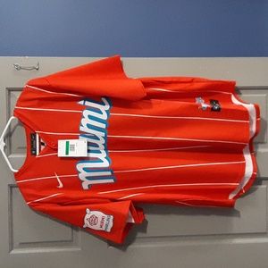 Brian Anderson Miami Marlins Nike City Connect Player Jersey - Red